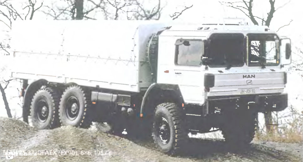 西北油田里最硬核卡车，上世纪90年代引进，曼LX90型越野卡车实拍 - 第1张