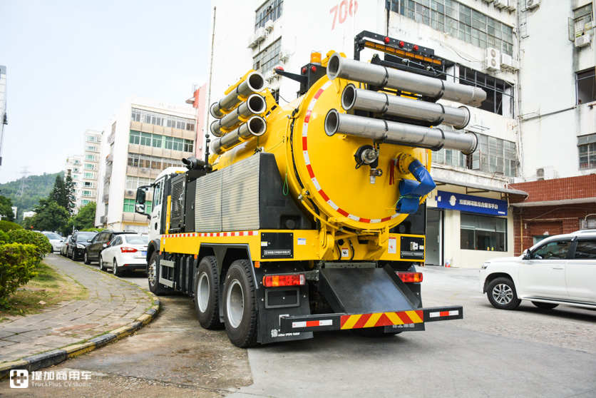美国威康上装,重汽T5G国六底盘,实拍一款少见的下水道疏通清洗车 - 第9张 - 提加商用车网 美国威康上装,重汽T5G国六底盘,实拍一款少见的下水道疏通清洗车 - 第9张