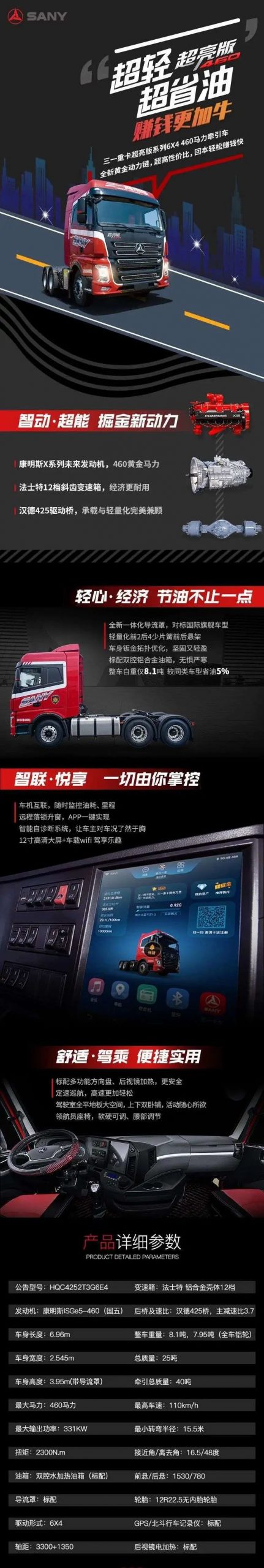 三一重卡全系产品库来了，你想选择哪款车？ - 第3张