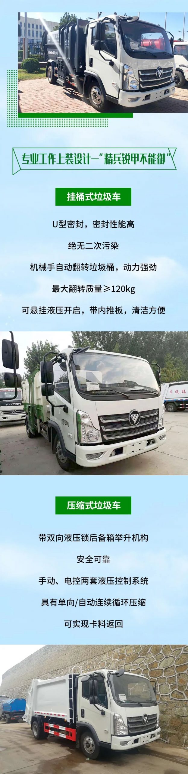 时代领航专业垃圾运输车，助力建设绿色城市 - 第2张