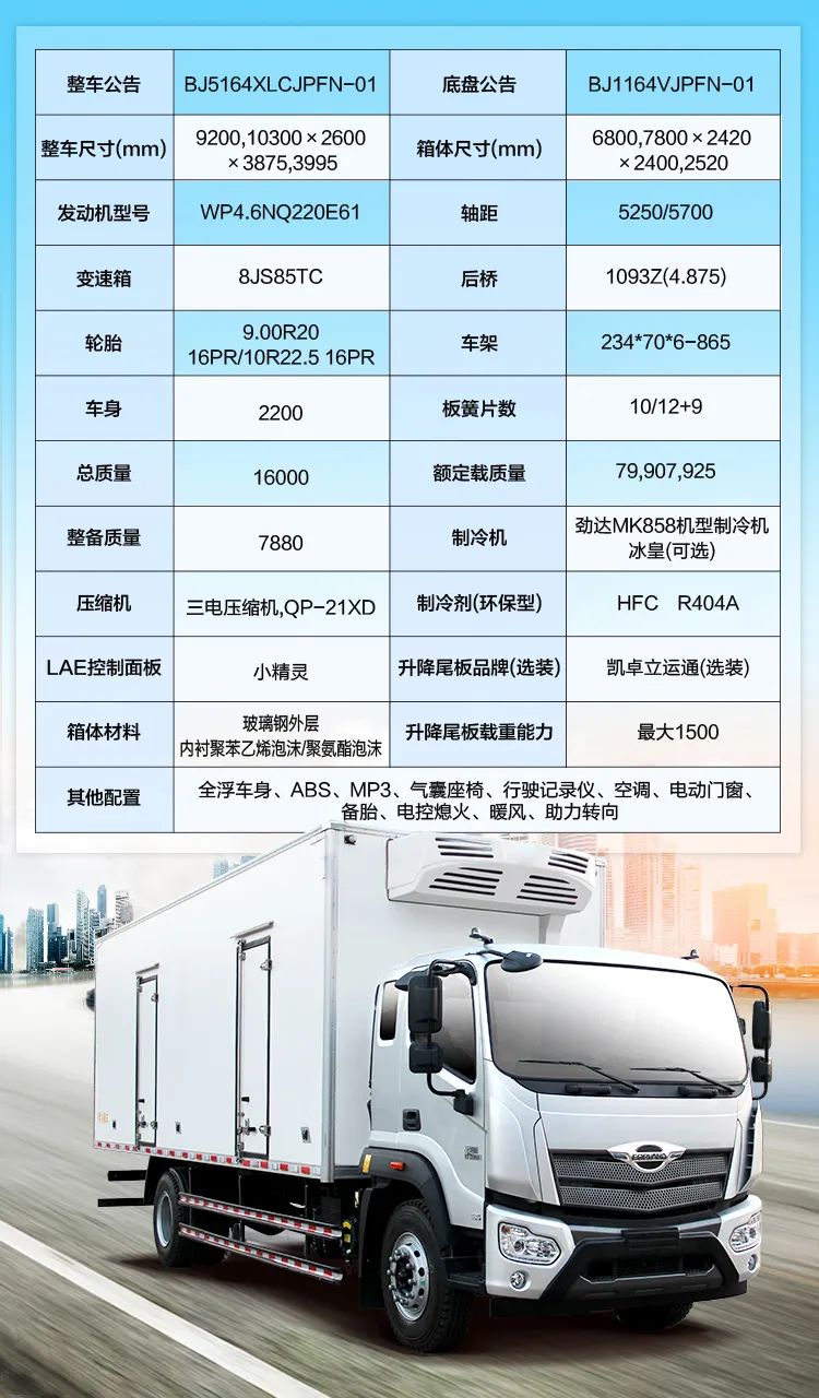 冻鲜运输的冷藏车要这样选，领航中卡专为冷链运输定制 - 第3张
