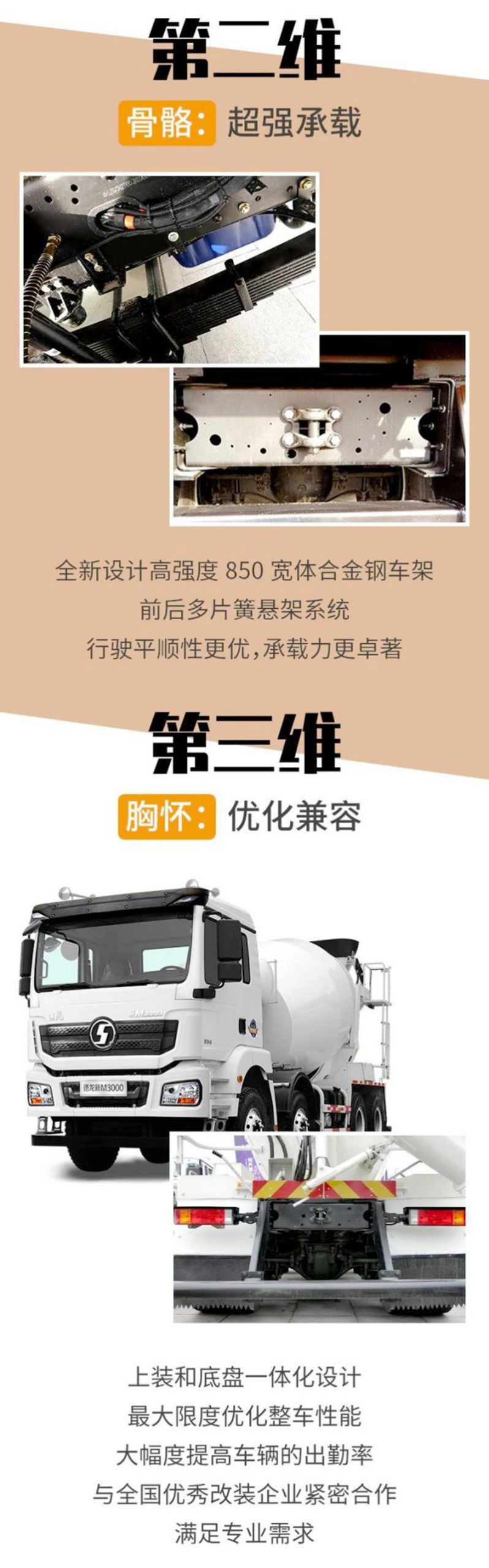 德龙新 M3000水泥搅拌车，基建好“拌”法 - 第2张