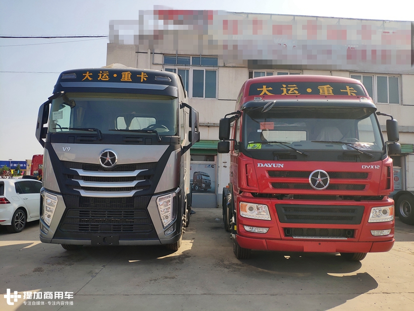 大运新推出的旗舰重卡V9怎么样?最近偶遇了一辆,带您好好看看配置如何 - 第1张 - 提加商用车网 大运新推出的旗舰重卡V9怎么样?最近偶遇了一辆,带您好好看看配置如何 - 第1张
