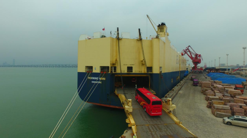 质量管控不放松 ，213辆金龙客车豪华大巴出口沙特 - 第2张