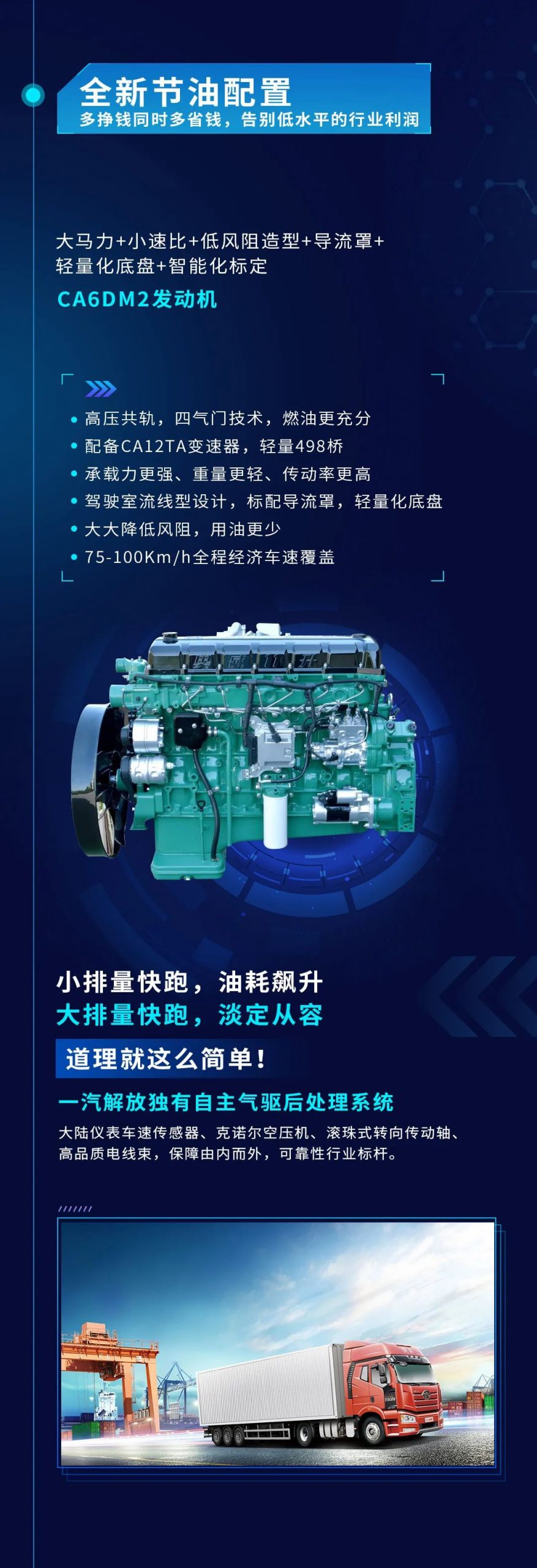 解放新J6P港口牵引车，带您告别国三老旧车 - 第3张
