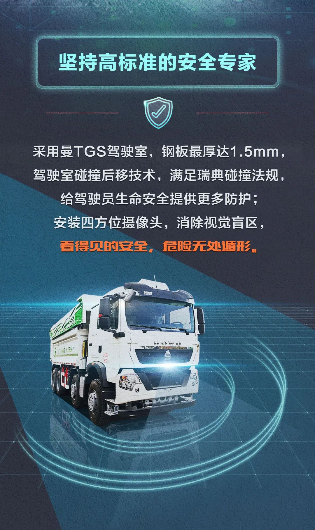 安全专家、环保达人，带您看豪沃TX自卸车的多重身份 - 第2张
