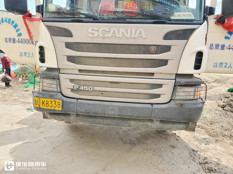 斯堪尼亚P450底盘泵车实拍,车主2018年花近四百万购入,竟然还是手动挡 - 第6张 - 提加商用车网 斯堪尼亚P450底盘泵车实拍,车主2018年花近四百万购入,竟然还是手动挡 - 第6张