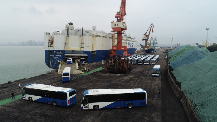 200辆金龙客车出口塞浦路斯, 再创中国客车出口欧盟最大单 - 第1张 - 提加商用车网 200辆金龙客车出口塞浦路斯, 再创中国客车出口欧盟最大单 - 第1张