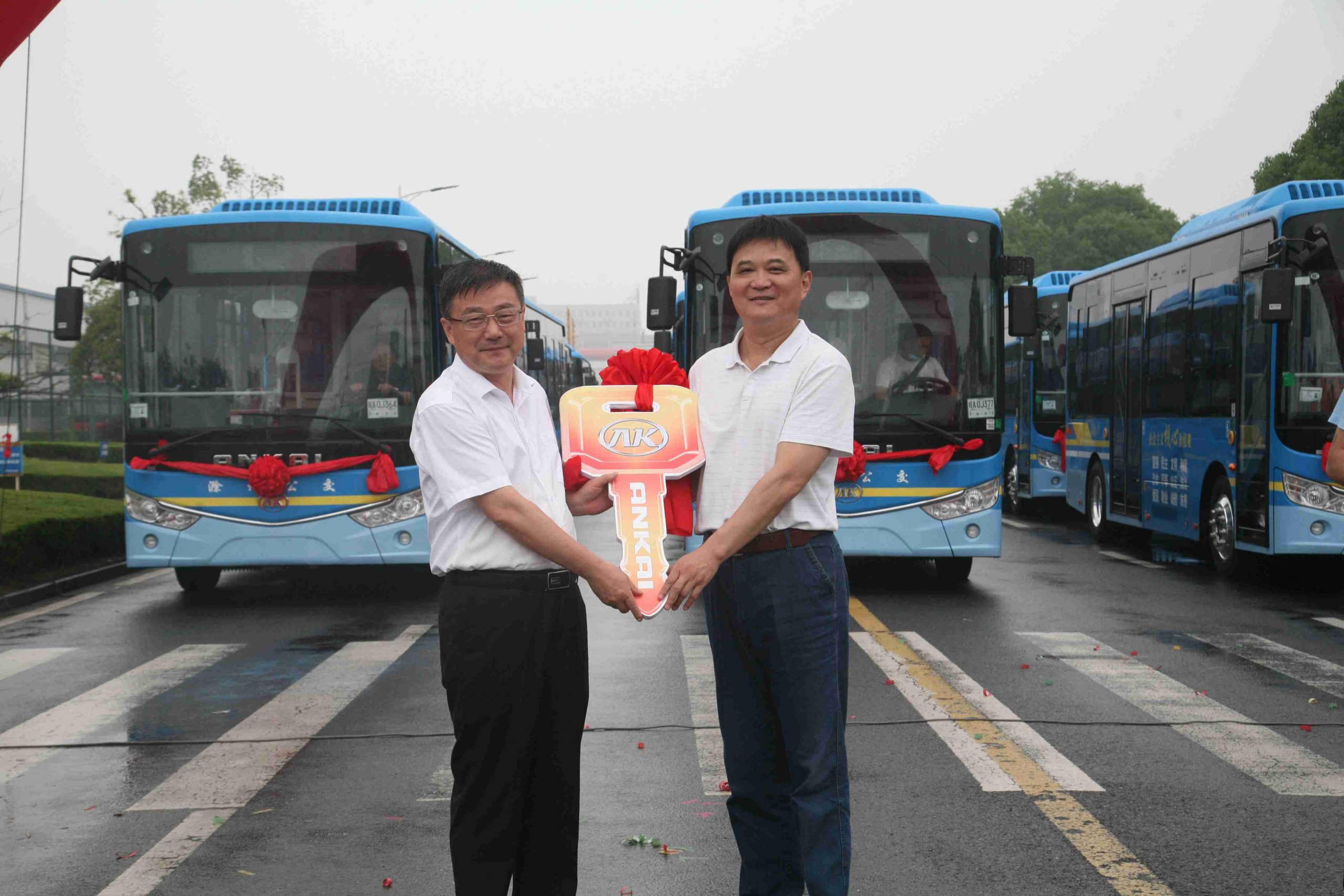 助力文明城市建设,30辆安凯G9纯电动客车驶入滁州 - 第1张 - 提加商用车网 助力文明城市建设,30辆安凯G9纯电动客车驶入滁州 - 第1张