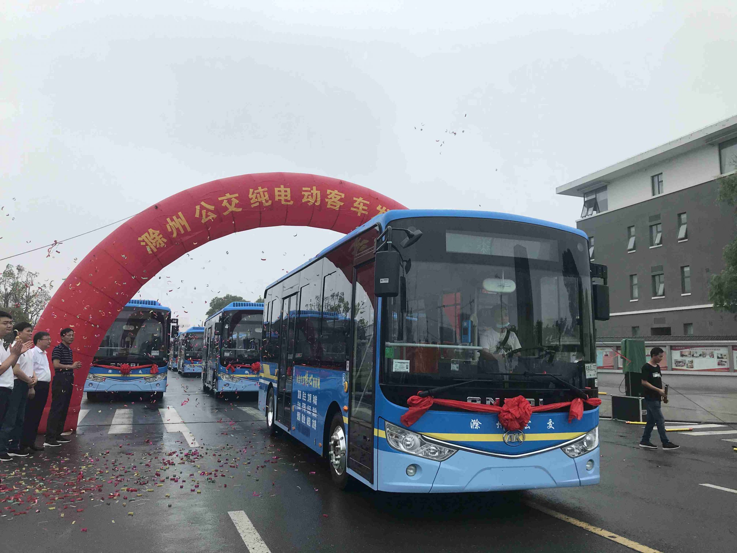 助力文明城市建设,30辆安凯G9纯电动客车驶入滁州 - 第2张 - 提加商用车网 助力文明城市建设,30辆安凯G9纯电动客车驶入滁州 - 第2张