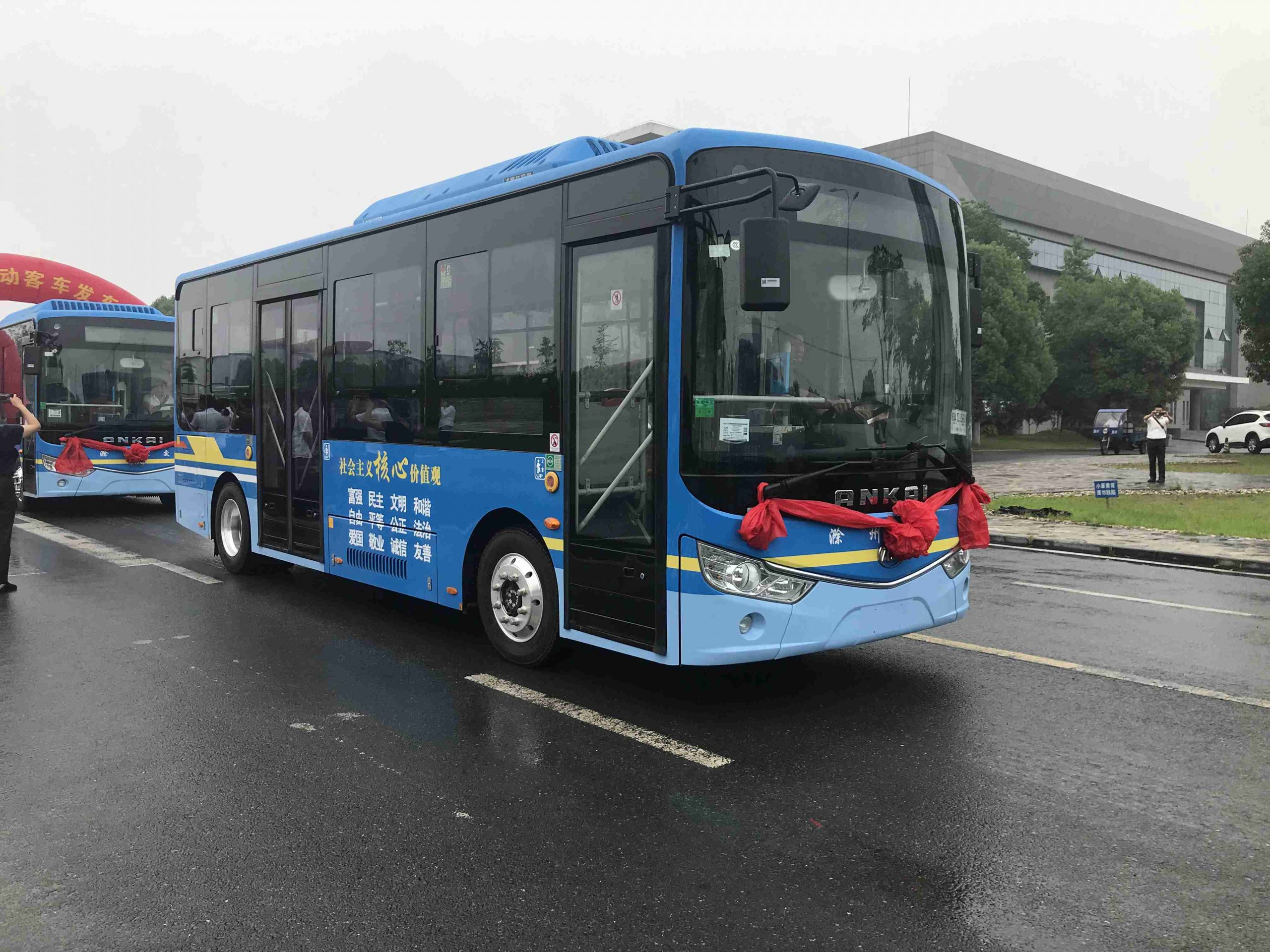 助力文明城市建设,30辆安凯G9纯电动客车驶入滁州 - 第3张 - 提加商用车网 助力文明城市建设,30辆安凯G9纯电动客车驶入滁州 - 第3张