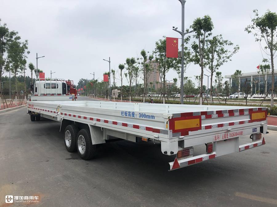 轻卡也有两节车厢车型上路了?山东凯马M3轻卡中置轴列车实拍 - 第20张 - 提加商用车网 轻卡也有两节车厢车型上路了?山东凯马M3轻卡中置轴列车实拍 - 第20张