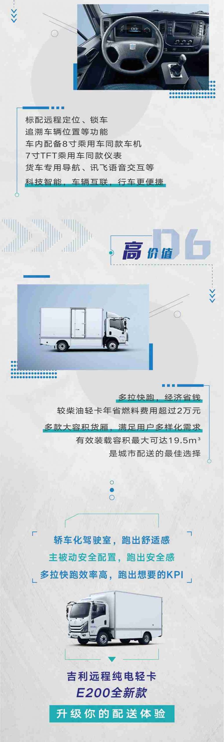 C位出道,吉利远程纯电动轻卡换新升级 - 第3张 - 提加商用车网 C位出道,吉利远程纯电动轻卡换新升级 - 第3张