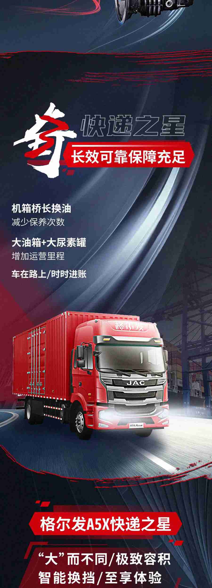 中卡旗舰快递之星，江淮格尔发A5X出奇制胜 - 第3张