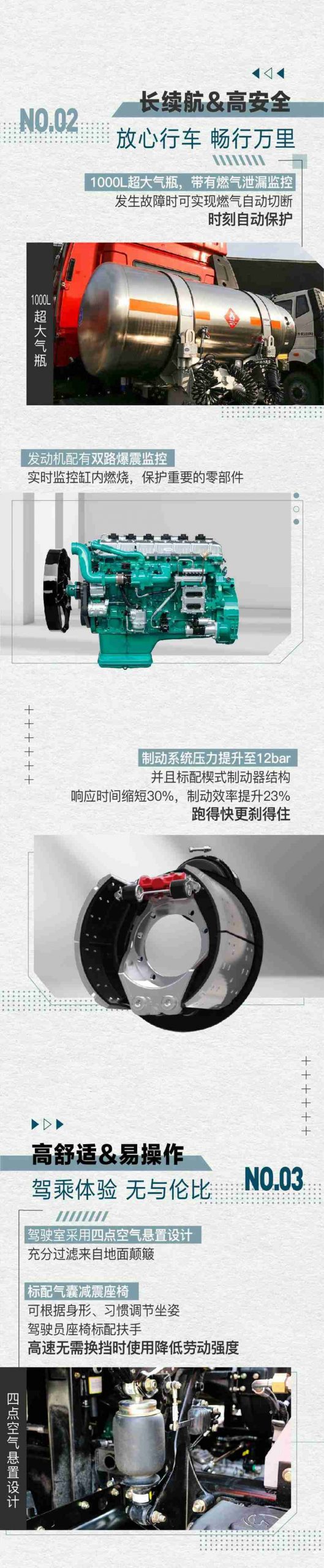 440马力自重8.85吨，解放国六LNG牵引车让您赚钱一步到位！ - 第2张