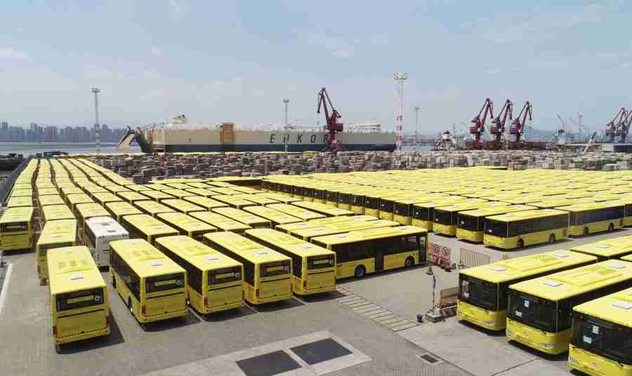 “金色”梦想启航,金龙再次发运沙特449辆智慧安全校车 - 第4张 - 提加商用车网 “金色”梦想启航,金龙再次发运沙特449辆智慧安全校车 - 第4张