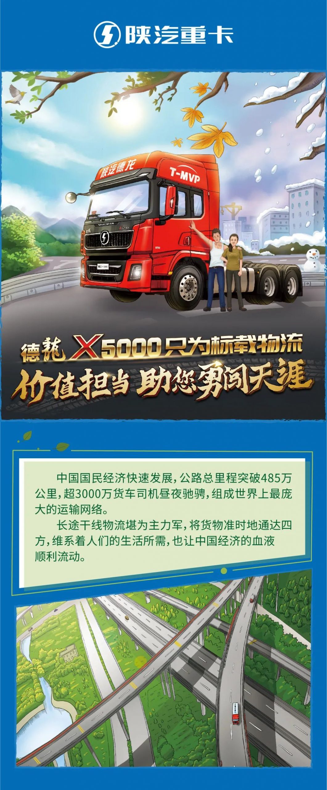 德龙X5000：只为标载物流，价值担当，助你勇闯天涯 - 第1张