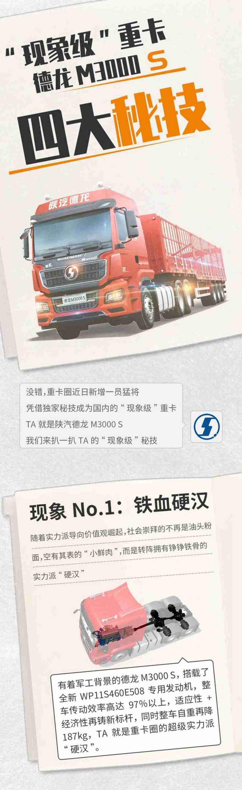 “现象级”重卡——德龙M3000 S的四大秘技 - 第1张