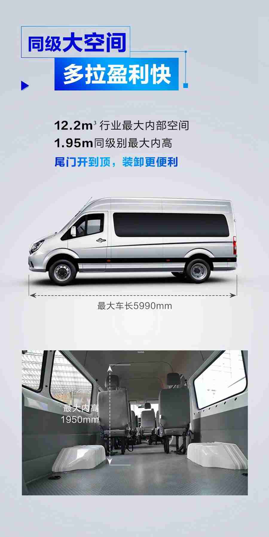 福田图雅诺通途重载版来了，城配轻客选它没错 - 第3张