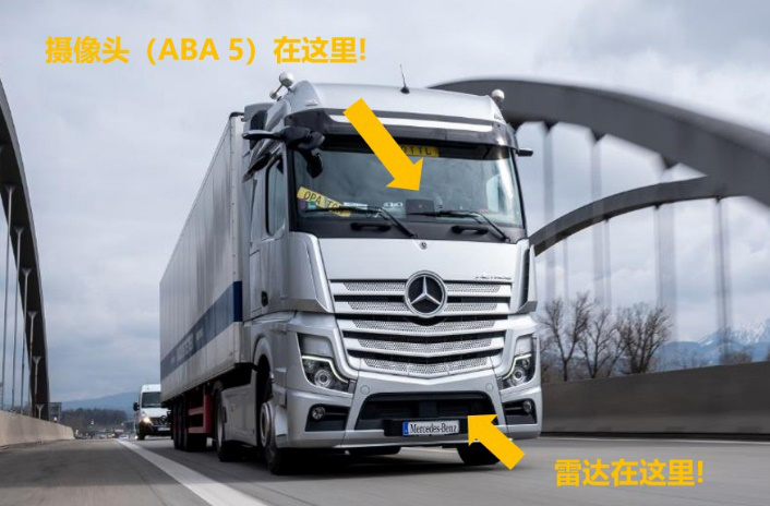 奔驰第五代Actros公路牵引车主动制动辅助系统ABA 5,眼见为实 - 第2张 - 提加商用车网 奔驰第五代Actros公路牵引车主动制动辅助系统ABA 5,眼见为实 - 第2张