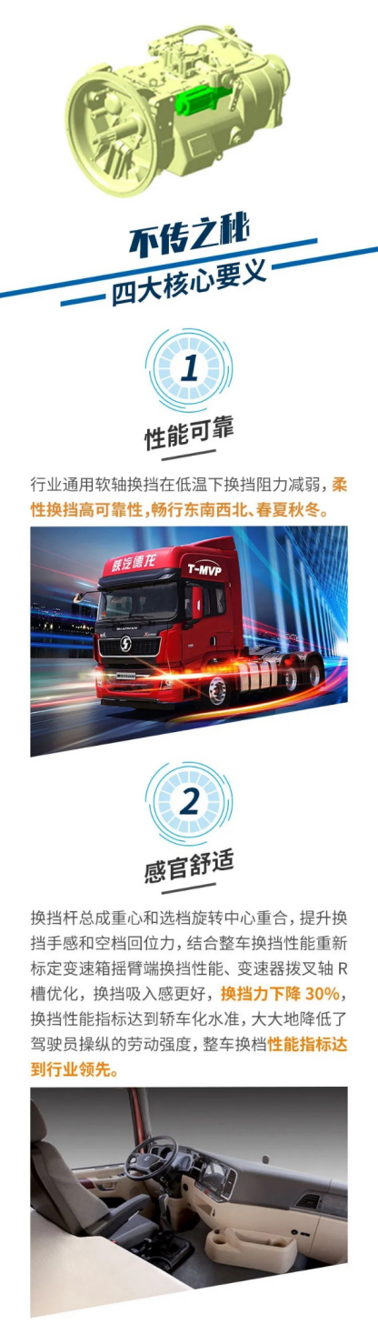 陕汽柔性换挡技术，让驾驶员轻松驾驭重卡车型 - 第2张