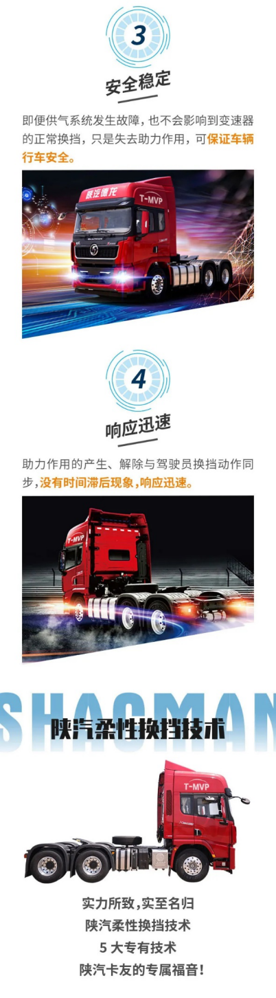 陕汽柔性换挡技术，让驾驶员轻松驾驭重卡车型 - 第3张