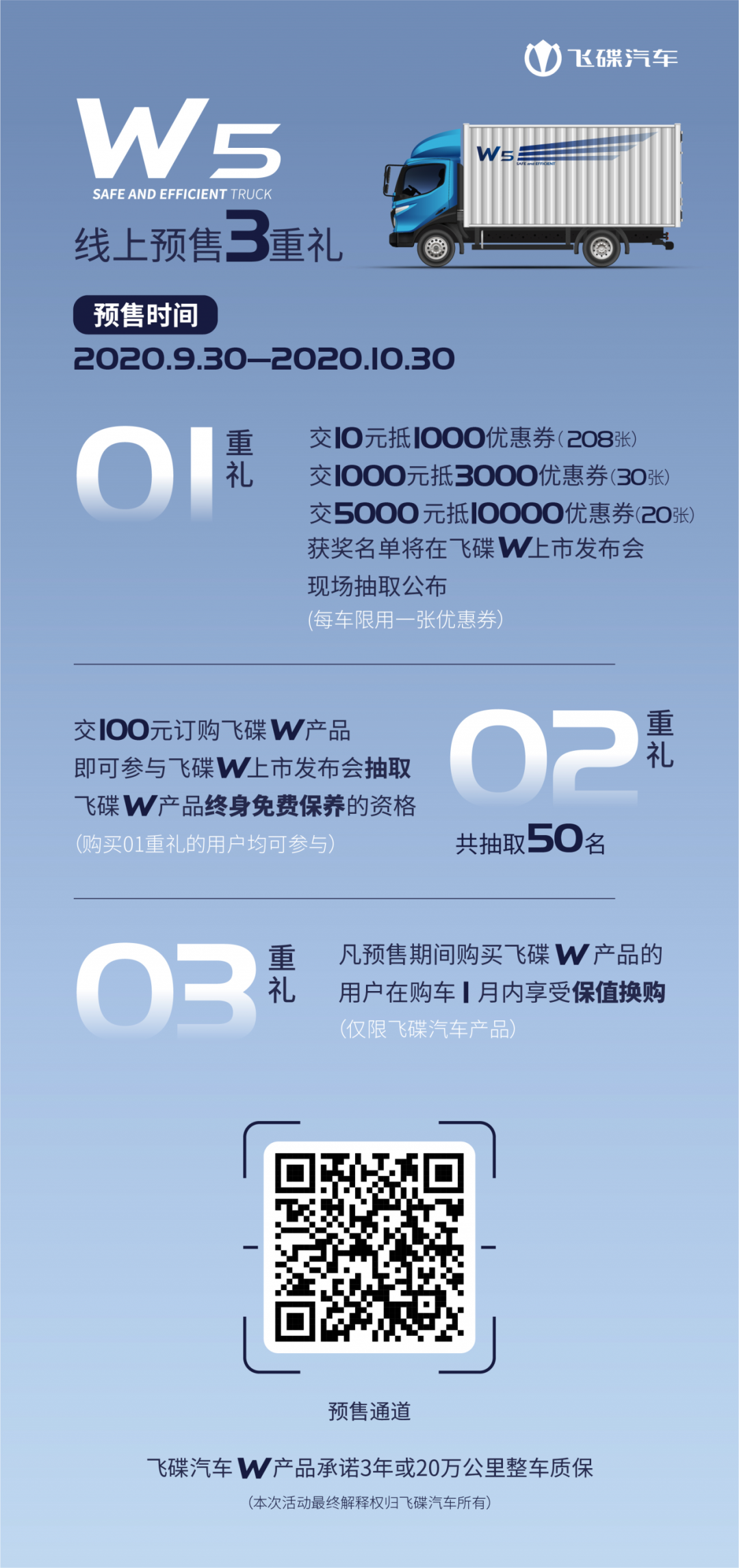 飞碟W5预售开启,买高端轻卡也不贵,10元抵1000限时优惠来了 - 第7张 - 提加商用车网 飞碟W5预售开启,买高端轻卡也不贵,10元抵1000限时优惠来了 - 第7张