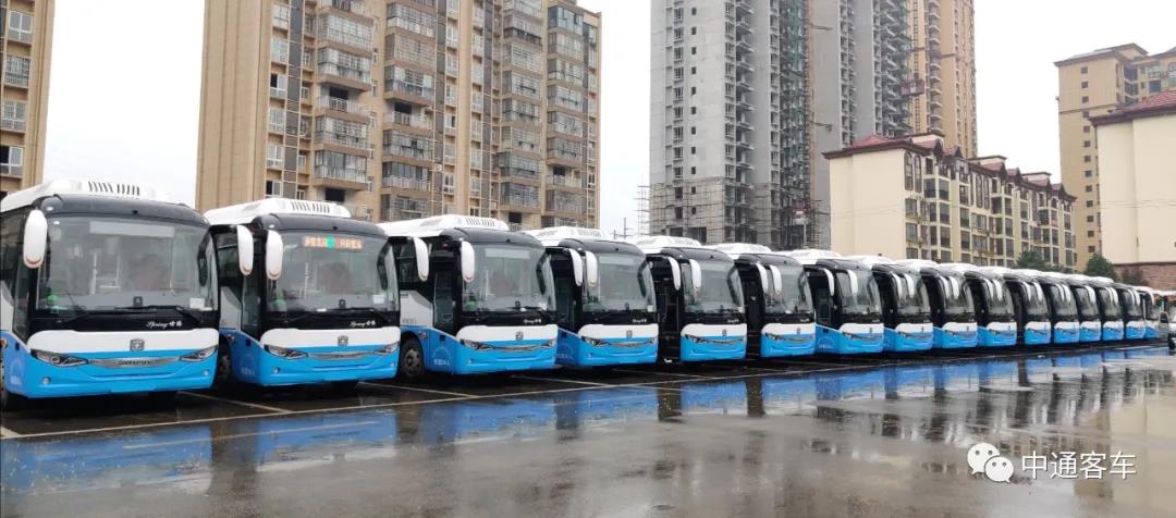 再赴赤壁，中通世腾纯电动客车正式交付 - 第1张