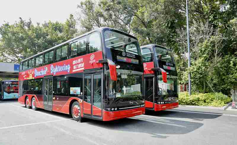 打造“深度慢游”观光线,全新比亚迪纯电动双层观光巴士首投深圳 - 第2张 - 提加商用车网 打造“深度慢游”观光线,全新比亚迪纯电动双层观光巴士首投深圳 - 第2张