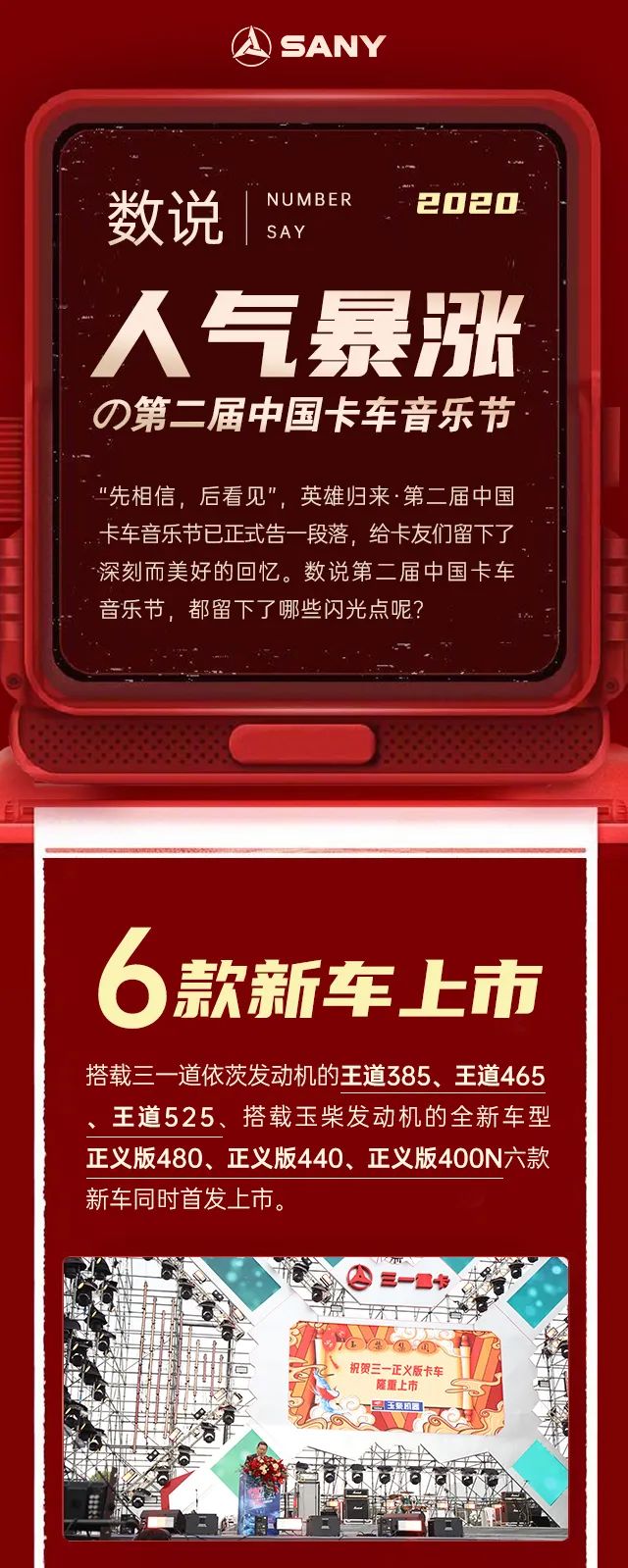 用数据告诉你，三一重卡第二届卡车音乐节到底有多精彩！ - 第1张