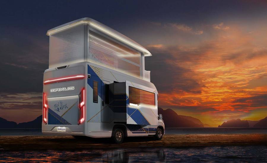 上汽大通MAXUS 生活家V90别墅版惊艳亮相，上汽大通MAXUS树立原厂房车定制新典范！ - 第2张