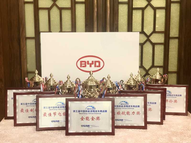 实力制胜! 比亚迪全新T5揽获中国新能源物流车挑战赛八项大奖 - 第1张 - 提加商用车网 实力制胜! 比亚迪全新T5揽获中国新能源物流车挑战赛八项大奖 - 第1张