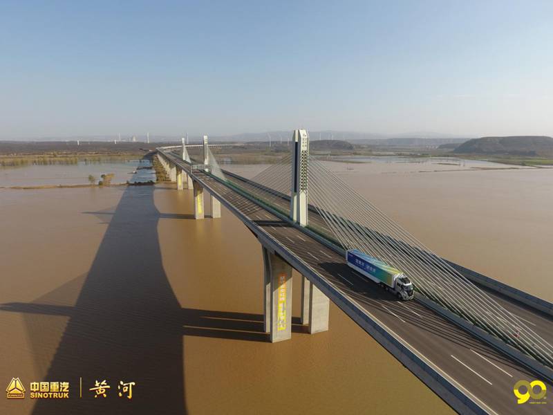 黄河重卡初体验:盘九曲黄河 展澎湃动力 - 第1张 - 提加商用车网 黄河重卡初体验:盘九曲黄河 展澎湃动力 - 第1张