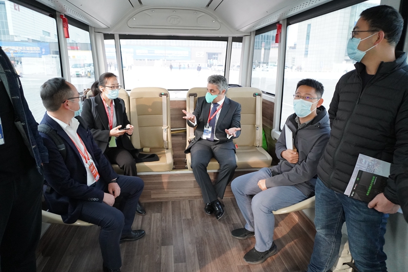 布局未来出行,安凯无人驾驶客车亮相世界智能网联汽车大会 - 第3张 - 提加商用车网 布局未来出行,安凯无人驾驶客车亮相世界智能网联汽车大会 - 第3张