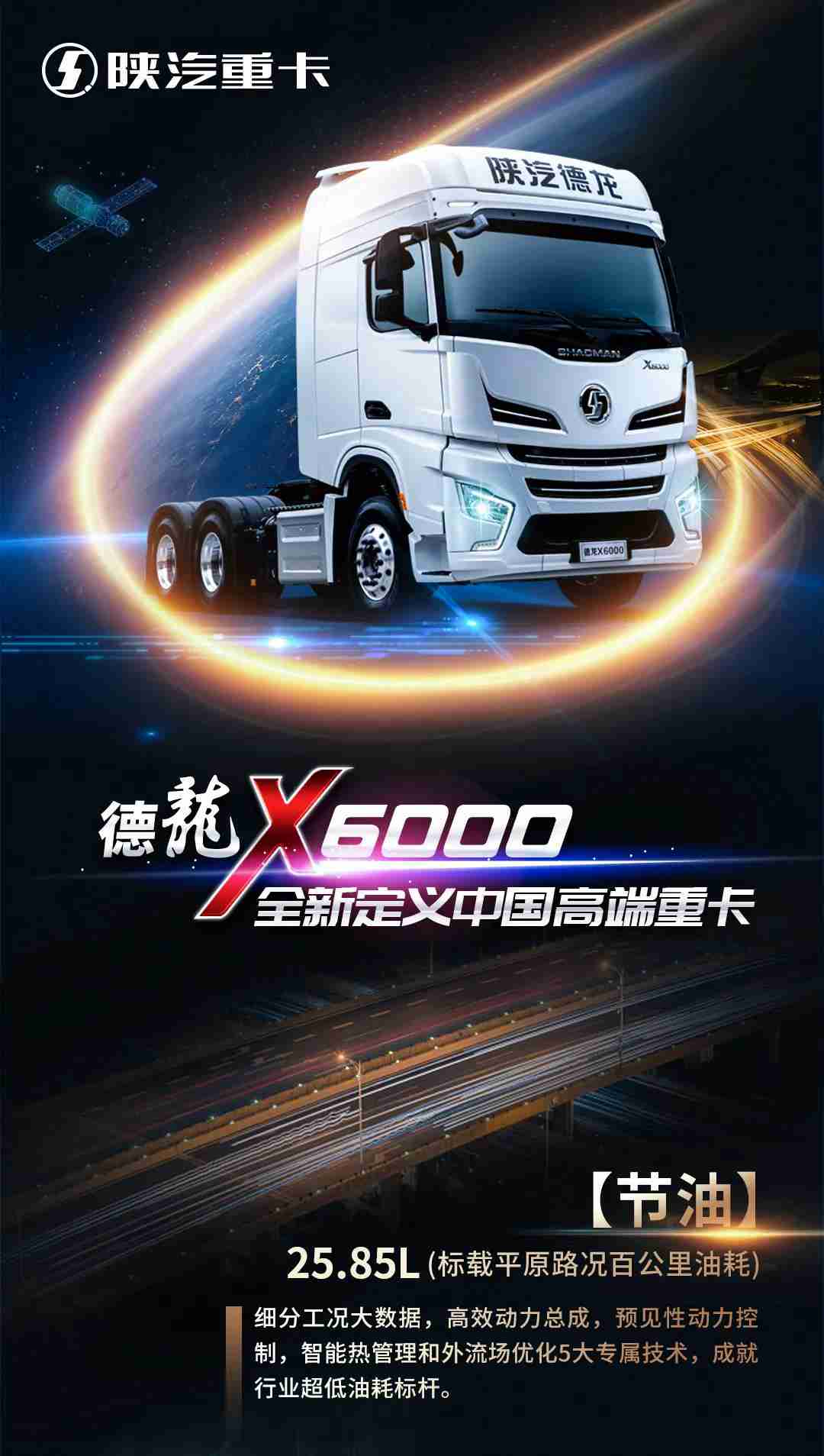 德龙X6000，全新定义中国高端重卡 - 第1张