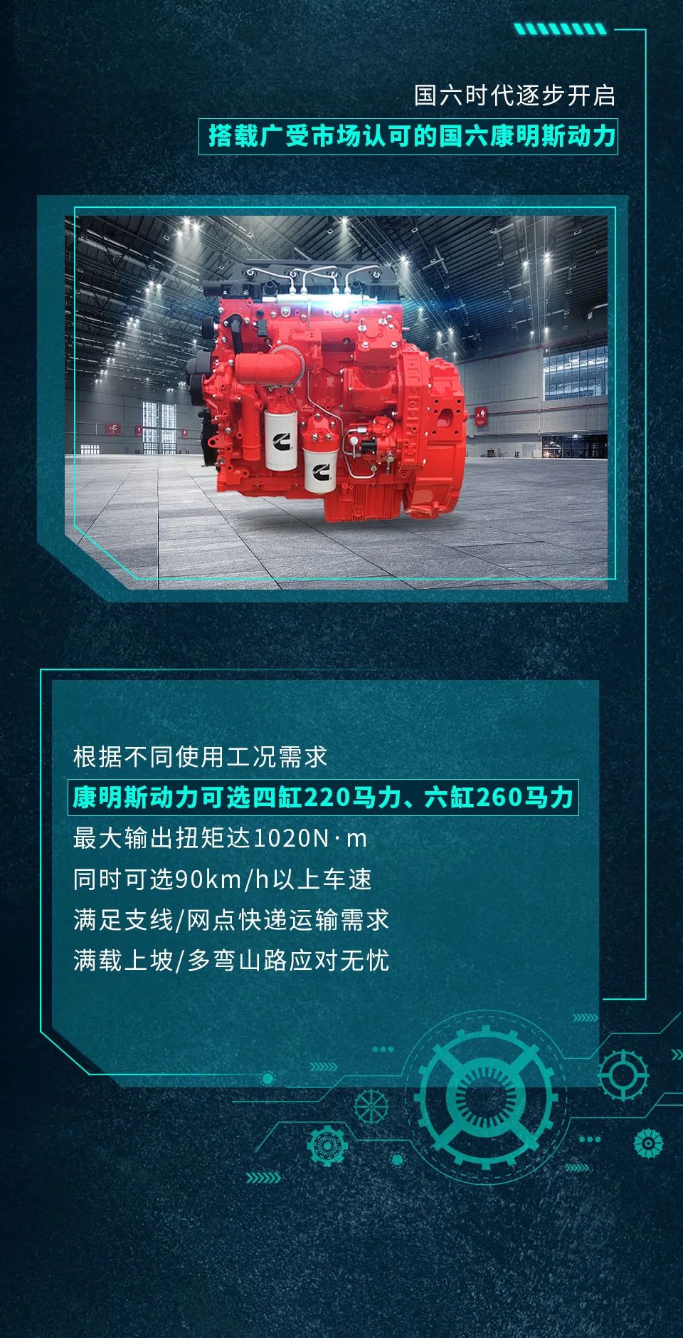 国六康明斯动力加持，格尔发中卡旗舰快递之星安排！ - 第5张