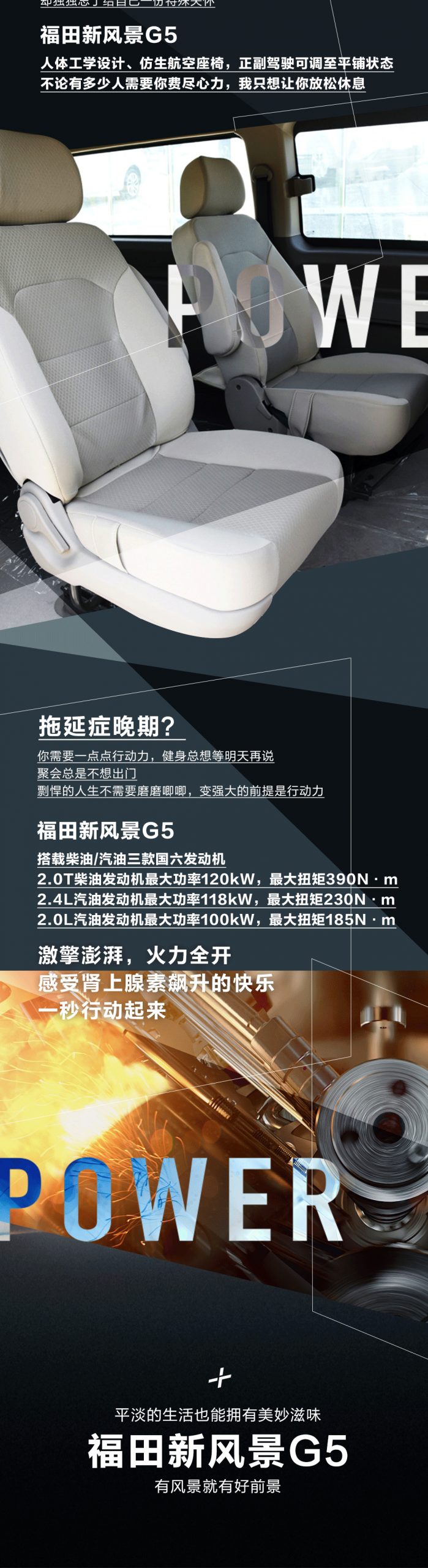 福田新风景G5高端轻客，给你的生活添点新鲜感！ - 第2张