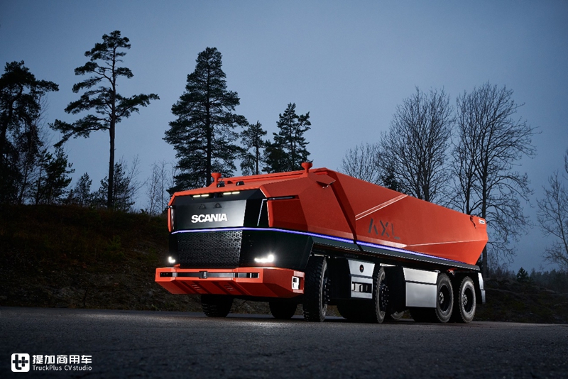 不装配驾驶室,外观造型科幻,全角度带您认识斯堪尼亚AXL矿山车 - 第3张 - 提加商用车网 不装配驾驶室,外观造型科幻,全角度带您认识斯堪尼亚AXL矿山车 - 第3张