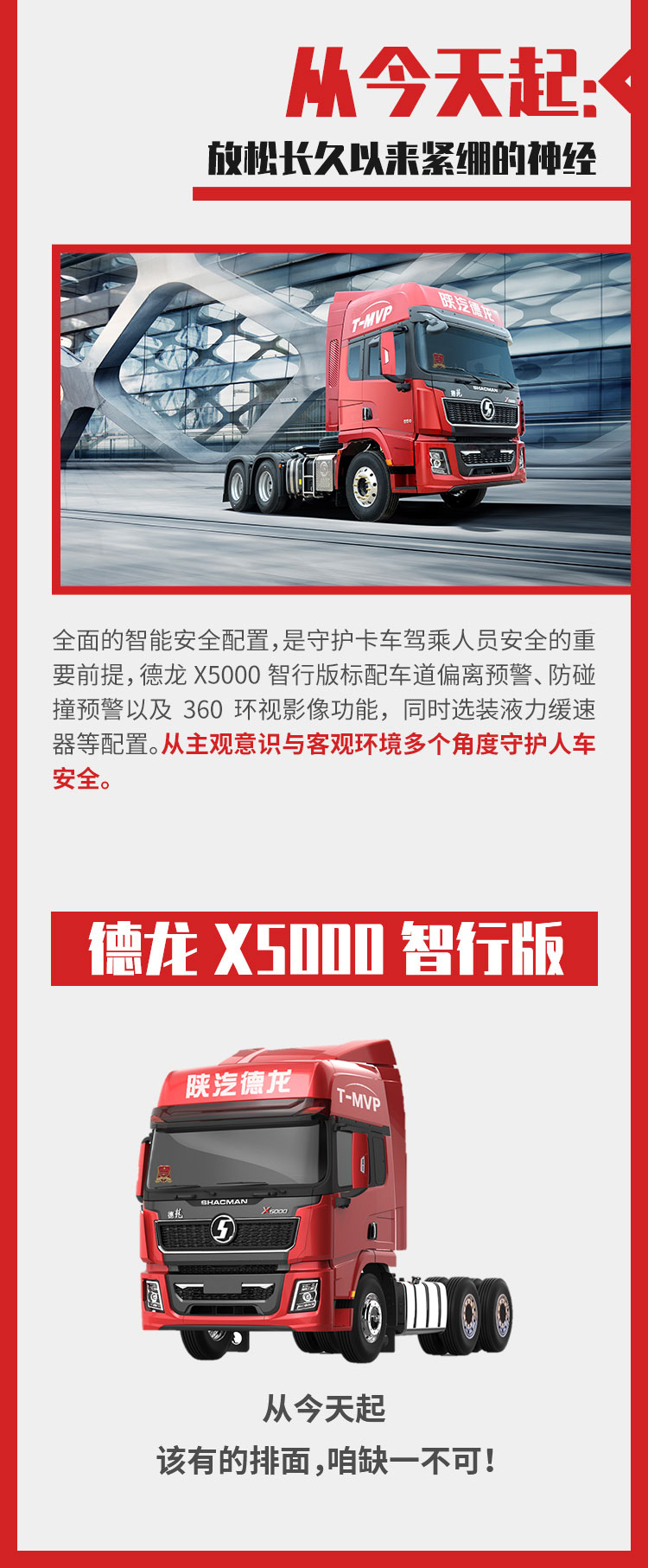 自动挡大马力，卡车人该有的排面，德龙X5000 智行版全都有！ - 第5张