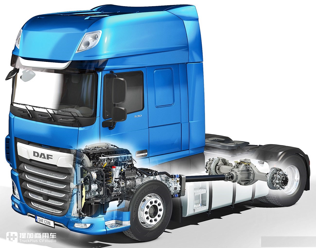 卡车怎么多拉货?扁平轮胎低鞍座,达夫XF干线运输车亮点十足 - 第17张 - 提加商用车网 卡车怎么多拉货?扁平轮胎低鞍座,达夫XF干线运输车亮点十足 - 第17张