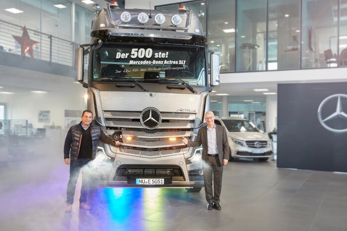 第500台交付,再带您好好看看奔驰Actros SLT大件运输牵引车 - 第1张 - 提加商用车网 第500台交付,再带您好好看看奔驰Actros SLT大件运输牵引车 - 第1张