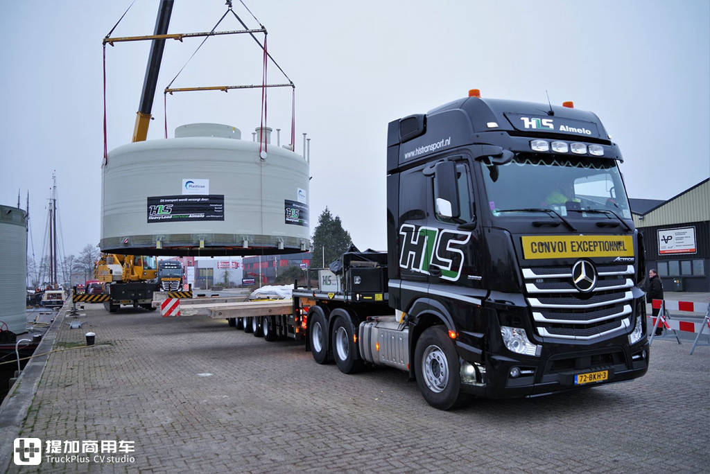 一次超宽大件运输纪实,看奔驰卡车怎么把直径9.5米构件,运输88公里 - 第3张 - 提加商用车网 一次超宽大件运输纪实,看奔驰卡车怎么把直径9.5米构件,运输88公里 - 第3张