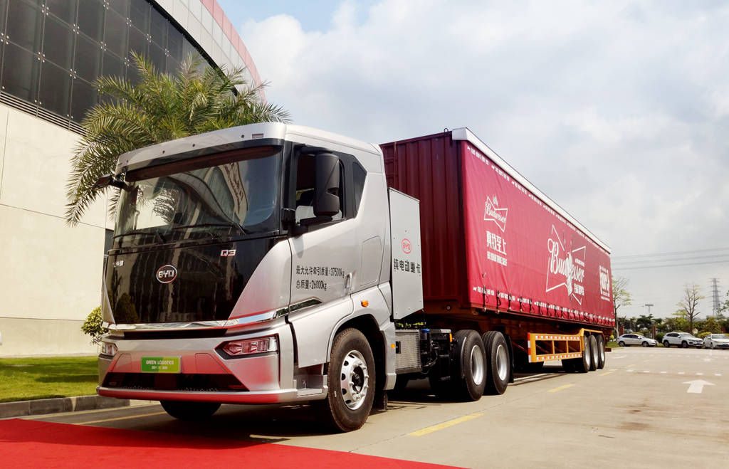 正式投运百威!比亚迪纯电动重卡再领绿色物流风潮 - 第9张 - 提加商用车网 正式投运百威!比亚迪纯电动重卡再领绿色物流风潮 - 第9张