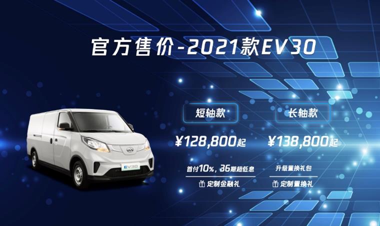 12.88万元起售,2021款上汽大通MAXUS EV30震撼上市,引领城市物流新风潮 - 第1张 - 提加商用车网 12.88万元起售,2021款上汽大通MAXUS EV30震撼上市,引领城市物流新风潮 - 第1张