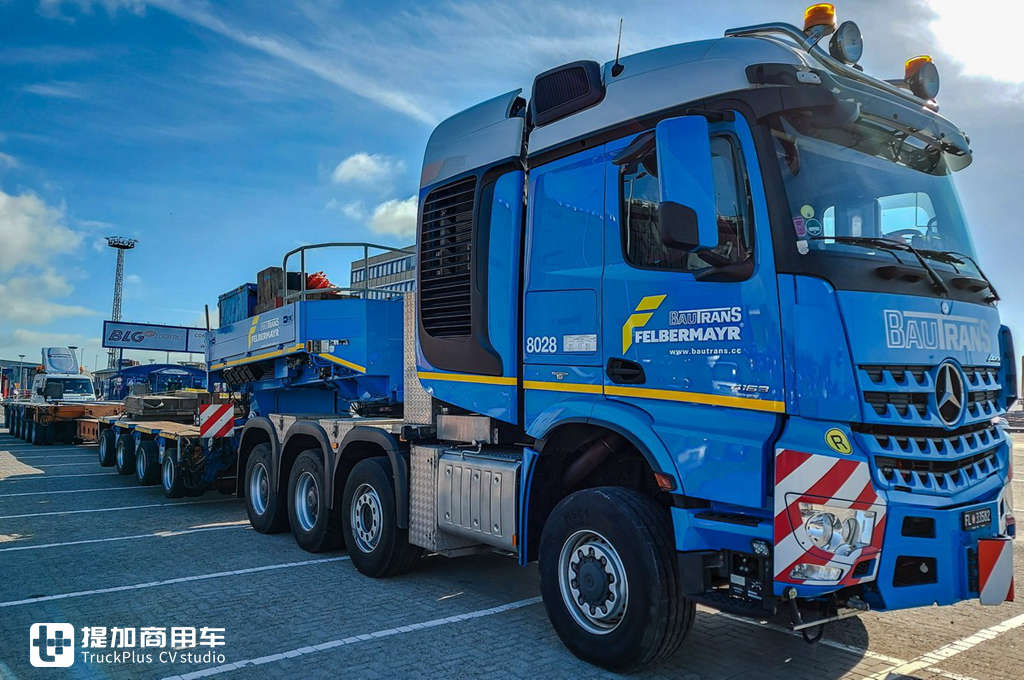 大件运输卡车一般都什么配置?这辆4轴625马力的奔驰Arocs告诉您 - 第2张 - 提加商用车网 大件运输卡车一般都什么配置?这辆4轴625马力的奔驰Arocs告诉您 - 第2张