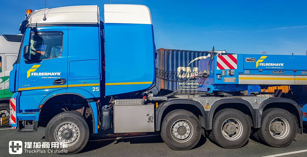 大件运输卡车一般都什么配置?这辆4轴625马力的奔驰Arocs告诉您 - 第5张 - 提加商用车网 大件运输卡车一般都什么配置?这辆4轴625马力的奔驰Arocs告诉您 - 第5张