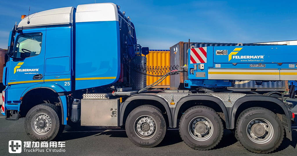 大件运输卡车一般都什么配置?这辆4轴625马力的奔驰Arocs告诉您 - 第6张 - 提加商用车网 大件运输卡车一般都什么配置?这辆4轴625马力的奔驰Arocs告诉您 - 第6张