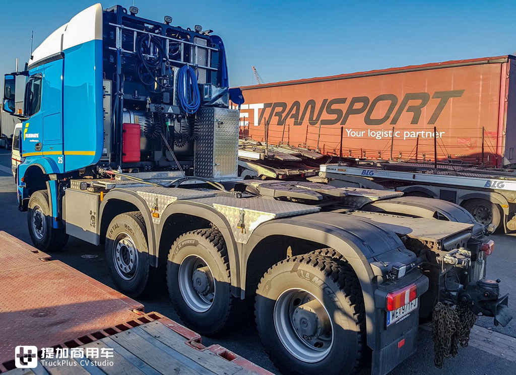 大件运输卡车一般都什么配置?这辆4轴625马力的奔驰Arocs告诉您 - 第9张 - 提加商用车网 大件运输卡车一般都什么配置?这辆4轴625马力的奔驰Arocs告诉您 - 第9张