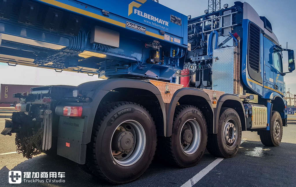 大件运输卡车一般都什么配置?这辆4轴625马力的奔驰Arocs告诉您 - 第14张 - 提加商用车网 大件运输卡车一般都什么配置?这辆4轴625马力的奔驰Arocs告诉您 - 第14张