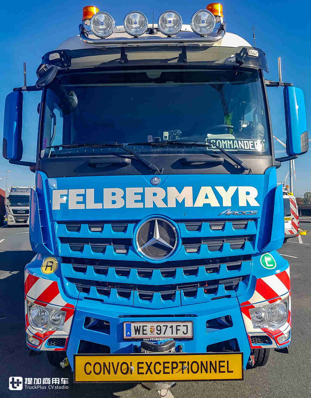 大件运输卡车一般都什么配置?这辆4轴625马力的奔驰Arocs告诉您 - 第32张 - 提加商用车网 大件运输卡车一般都什么配置?这辆4轴625马力的奔驰Arocs告诉您 - 第32张